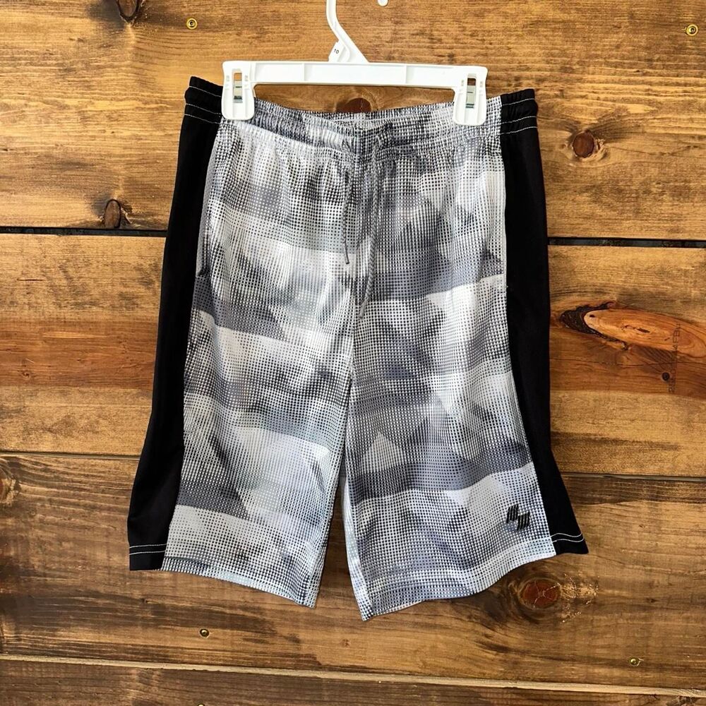 Unbranded Men's Grey and Black Shorts
